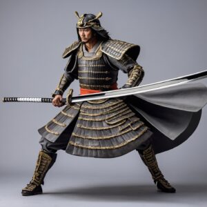 Figura Realista Samurai en Batalla