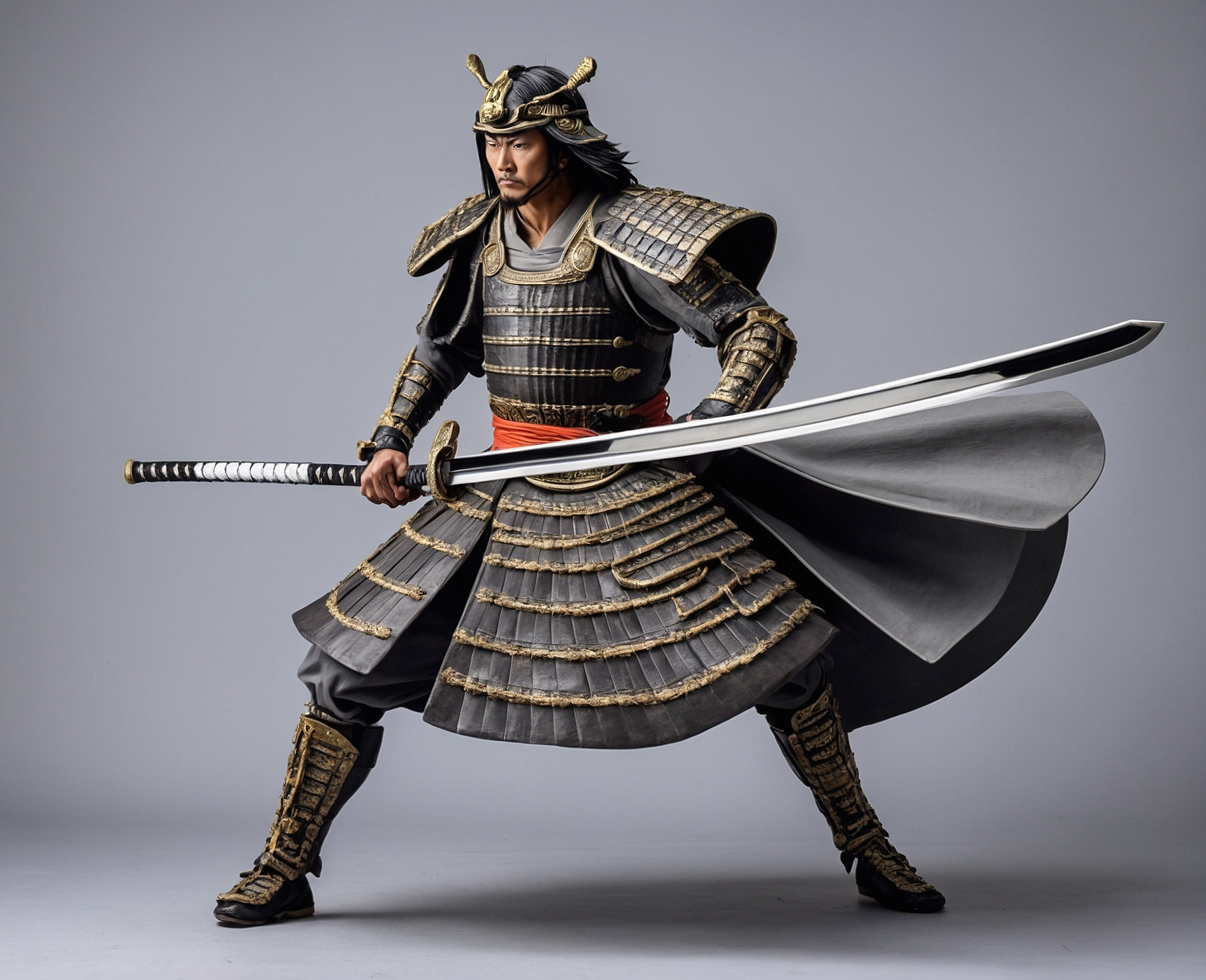 Figura Realista Samurai en Batalla