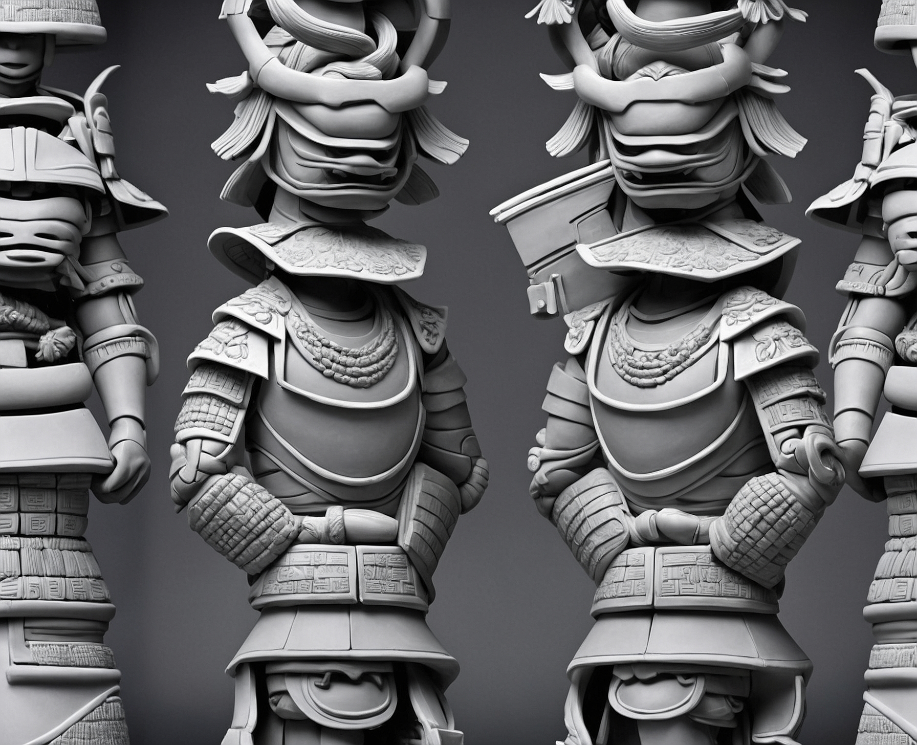 Figura Realista Samurai Anime