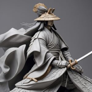 Figura Realista Samurai Anime