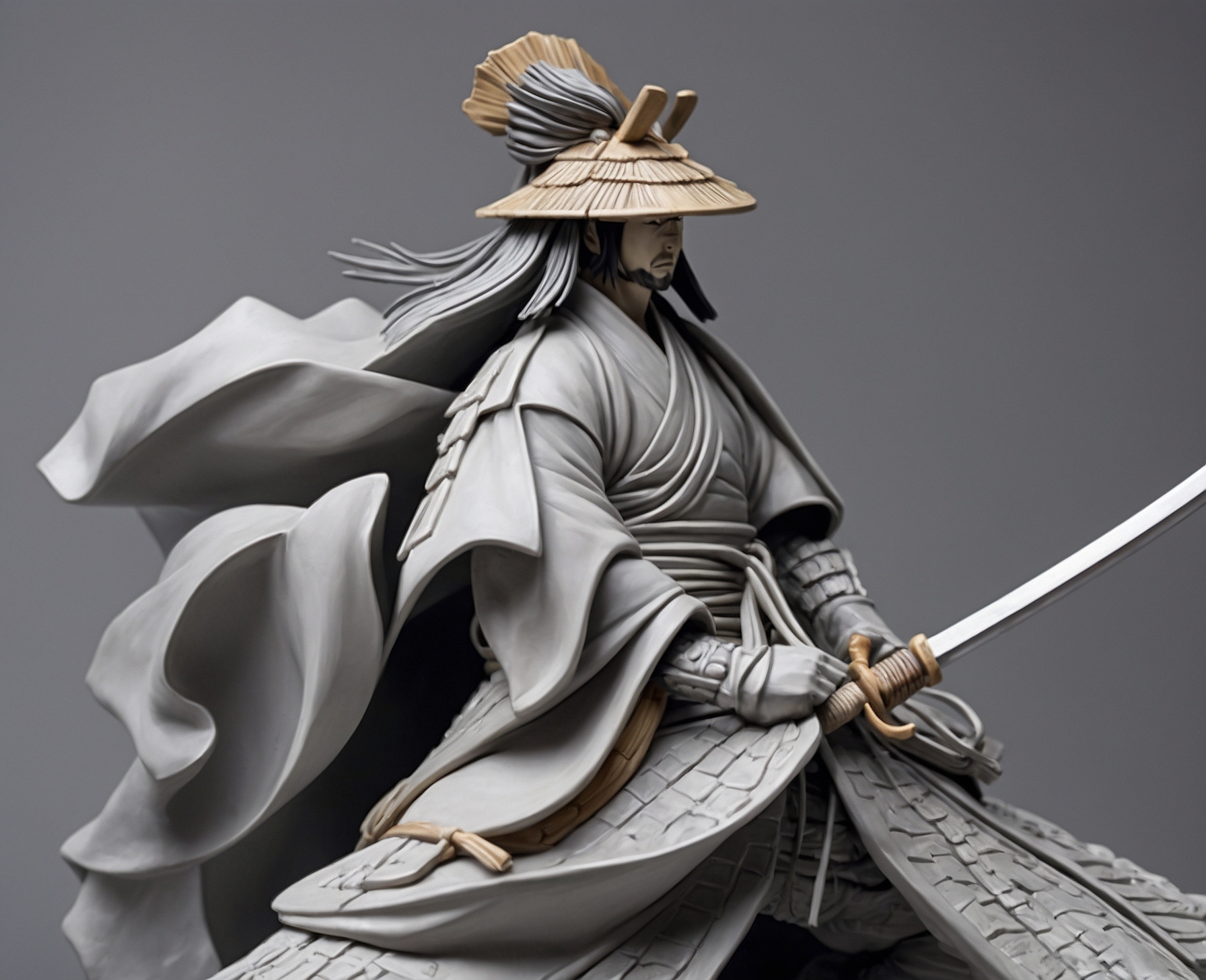 Figura Realista Samurai Anime
