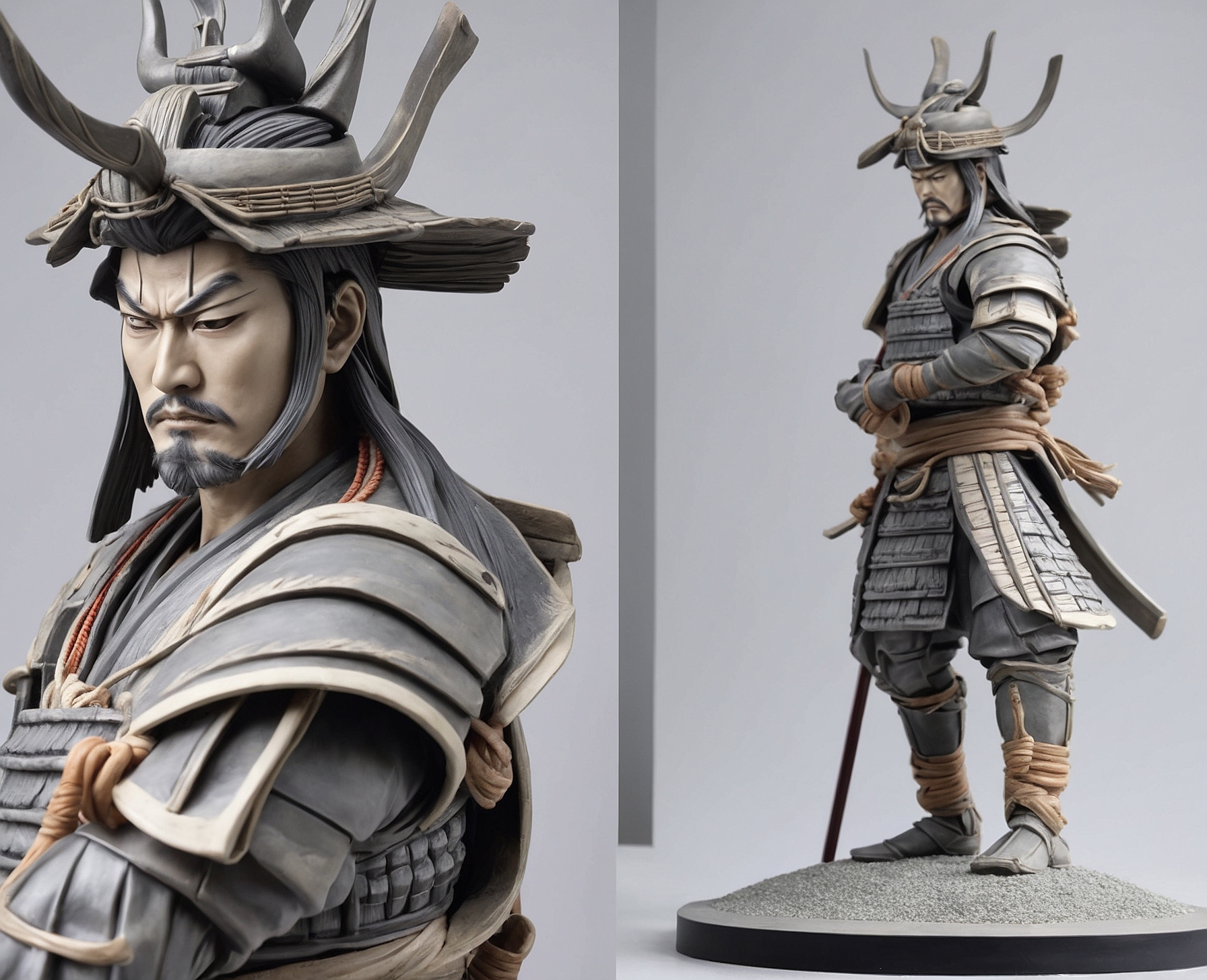 Figura Realista Samurai Anime - Imagen 3