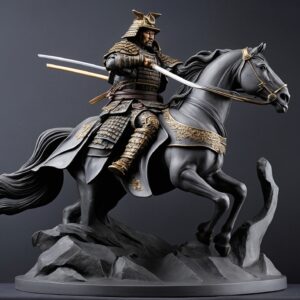 Figura Realista Samurai en Batalla