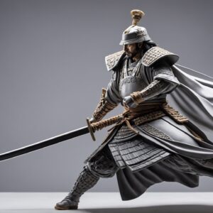 Figura Realista Samurai en Batalla