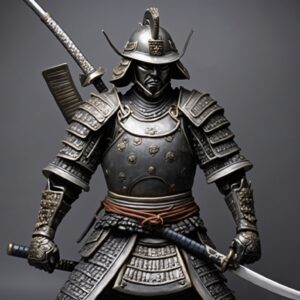 Figura Realista Samurai en Batalla