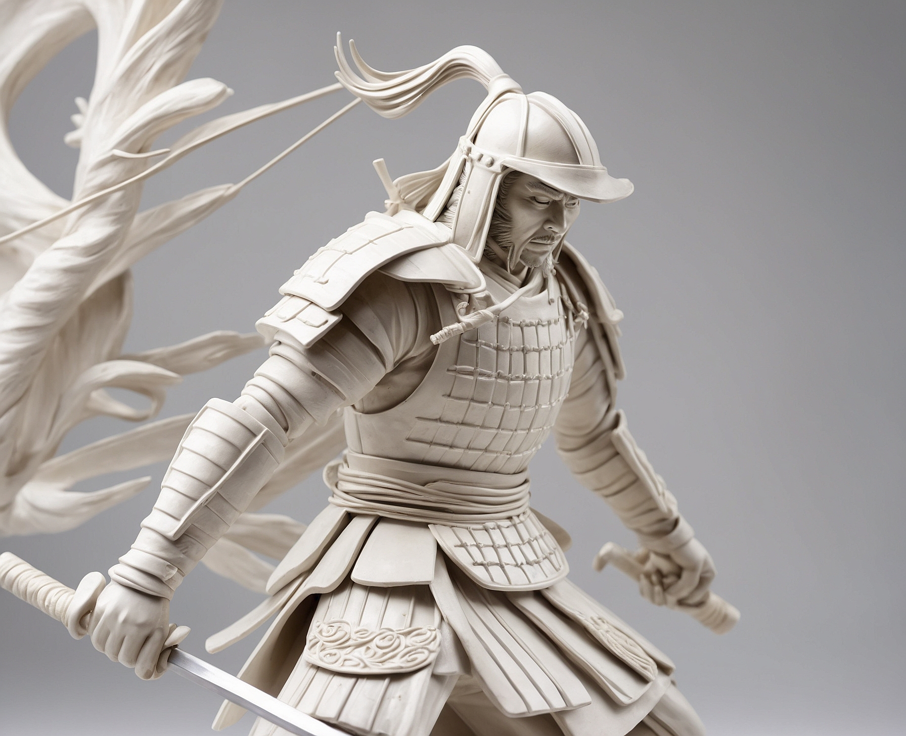 Figura Realista Samurai en Acción - Imagen 2