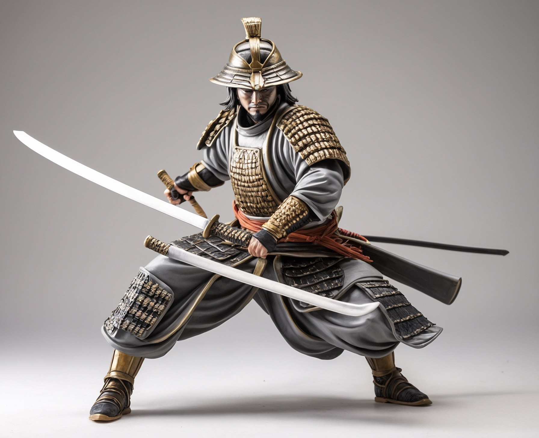 Figura Realista Samurai en Acción - Imagen 3