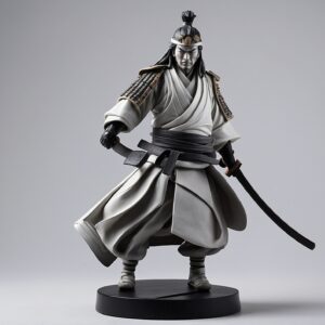 Figura Realista Samurai en Acción