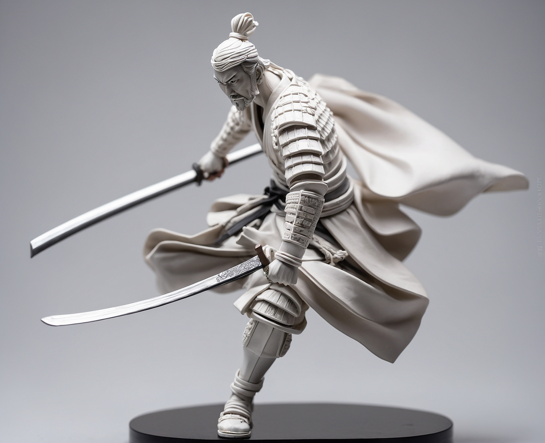 Figura Realista Samurai en Acción - Imagen 2
