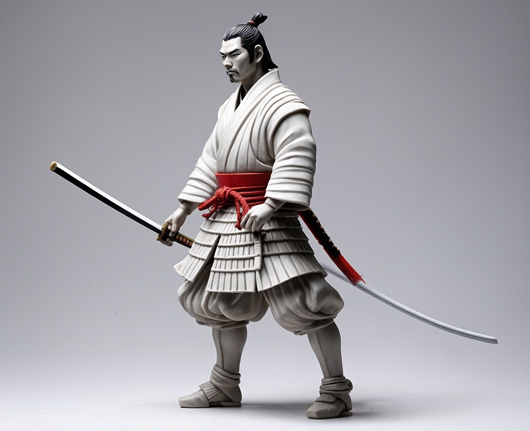Figura Realista Samurai en Acción - Imagen 3