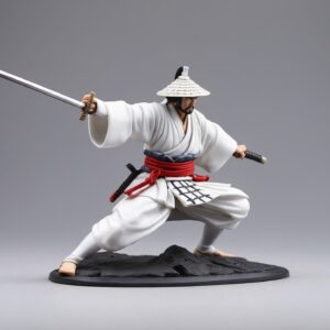 Figura Realista Samurai en Batalla