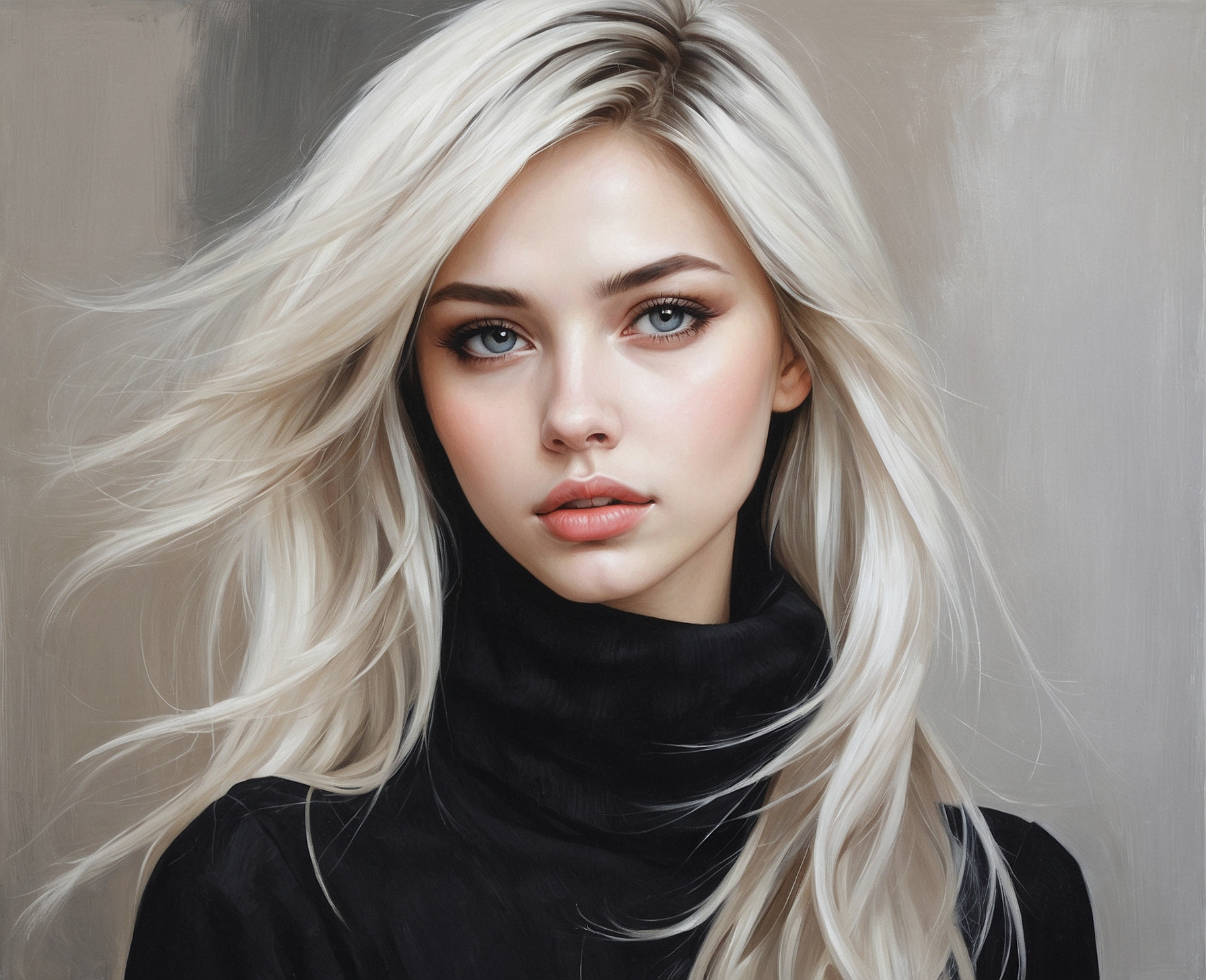 Cuadro Pintado Anime Realista - Imagen 4