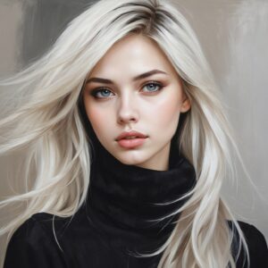 Cuadro Pintado Anime Realista