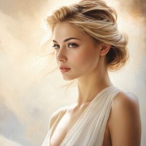 Cuadro Pintado Anime Realista