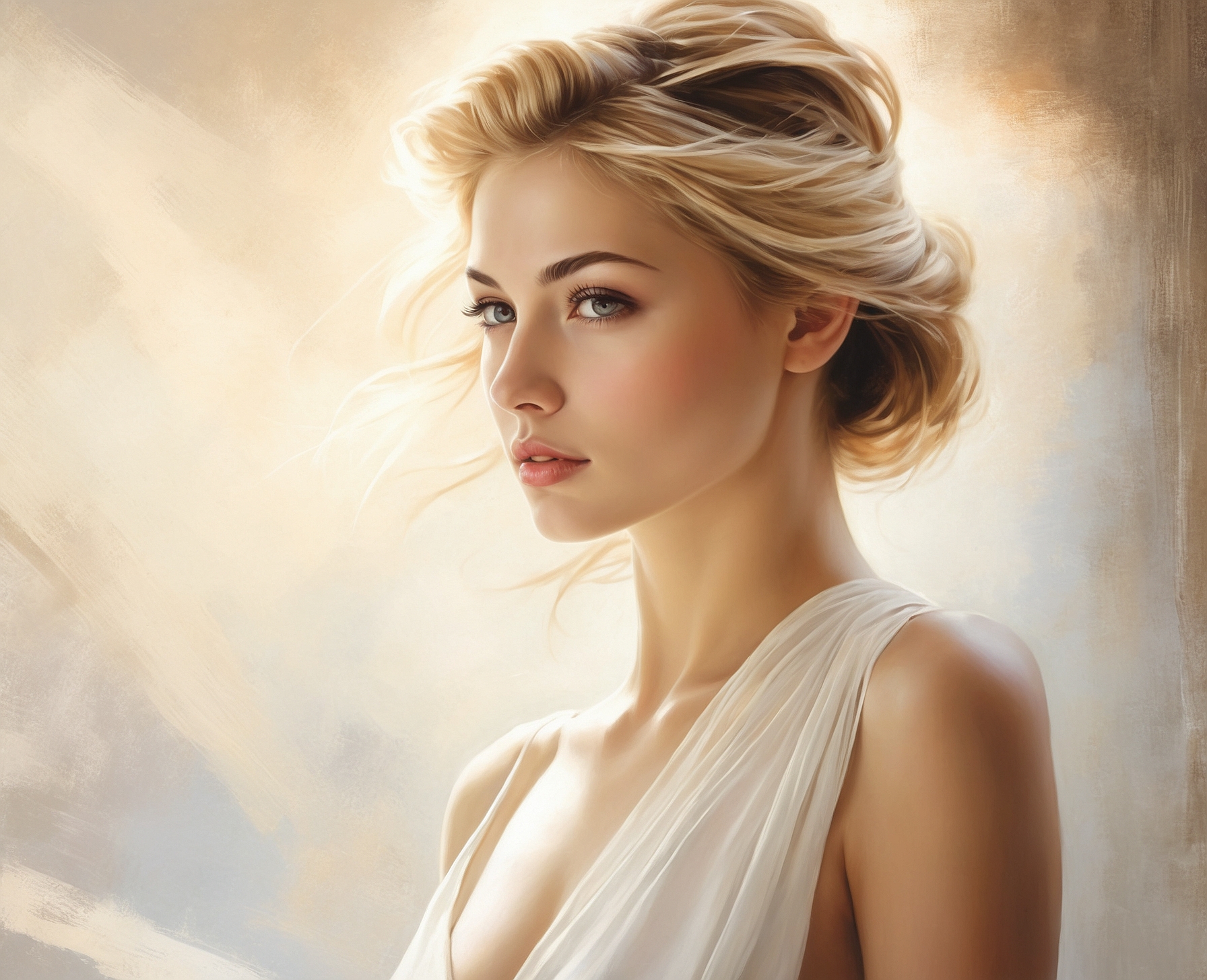Cuadro Pintado Anime Realista