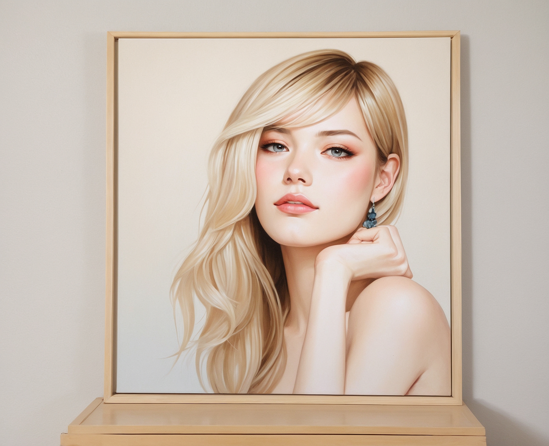 Cuadro Pintado Anime Realista - Imagen 4