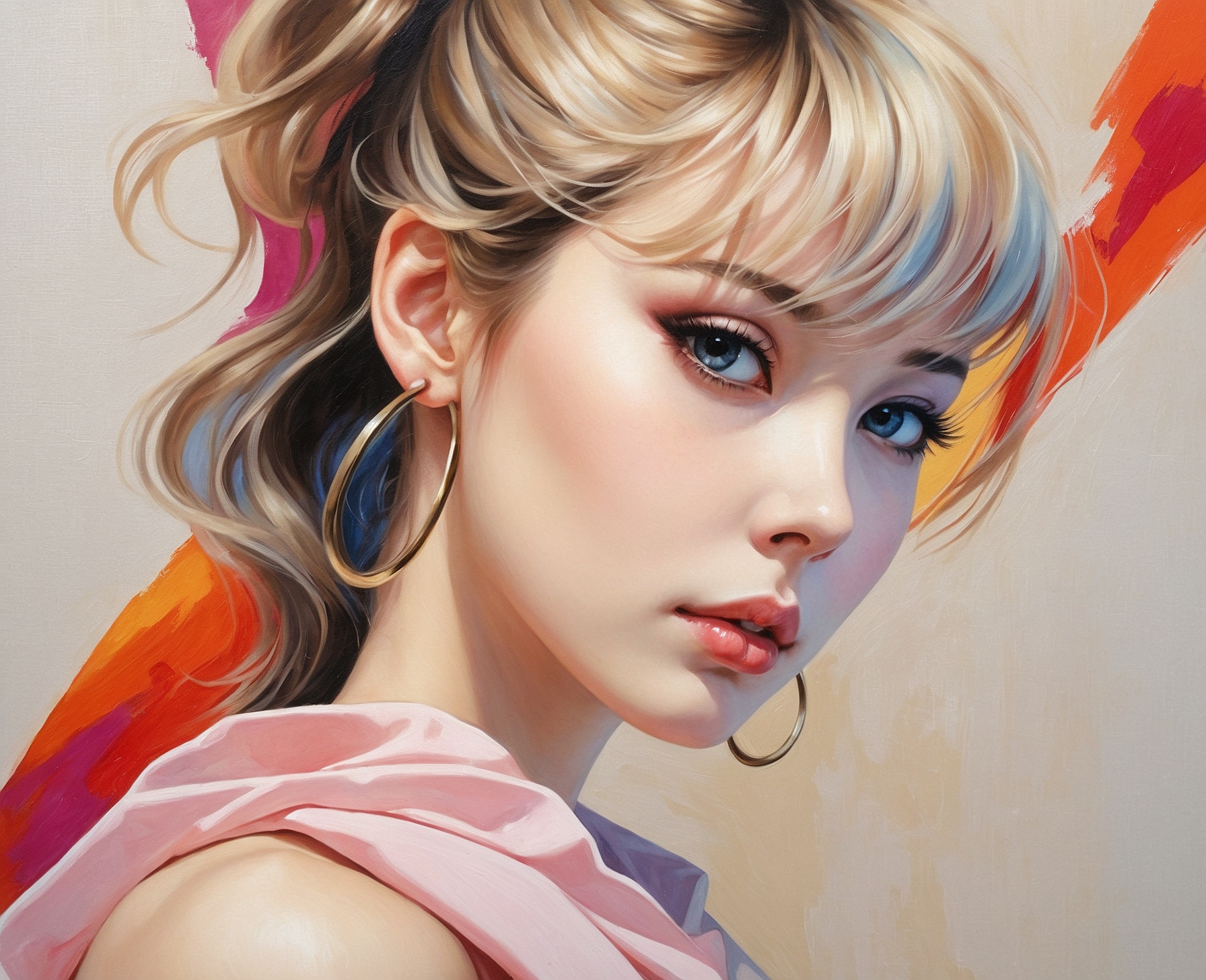 Cuadro Pintado Anime Realista - Imagen 3